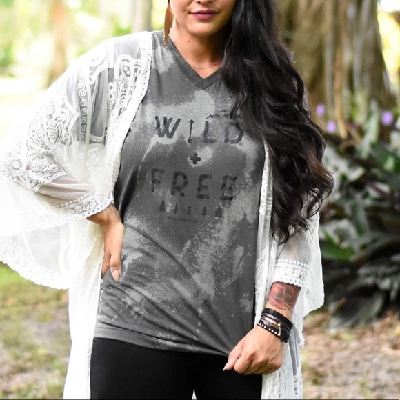 The House Of Gentry Tops - Wild & Free Graphic Tee